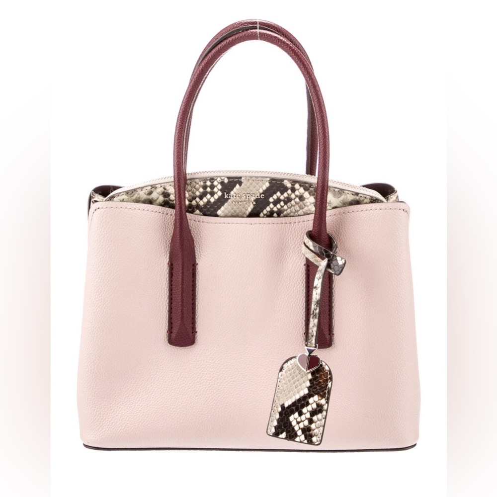• Kate Spade New York Top Handle Bag with animal print